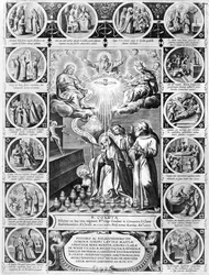 Scènes de la vie de Sainte Colette (1381-1447)